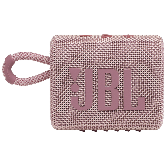 JBL Go 3 - Pink - Portable Waterproof Speaker - Front image number null