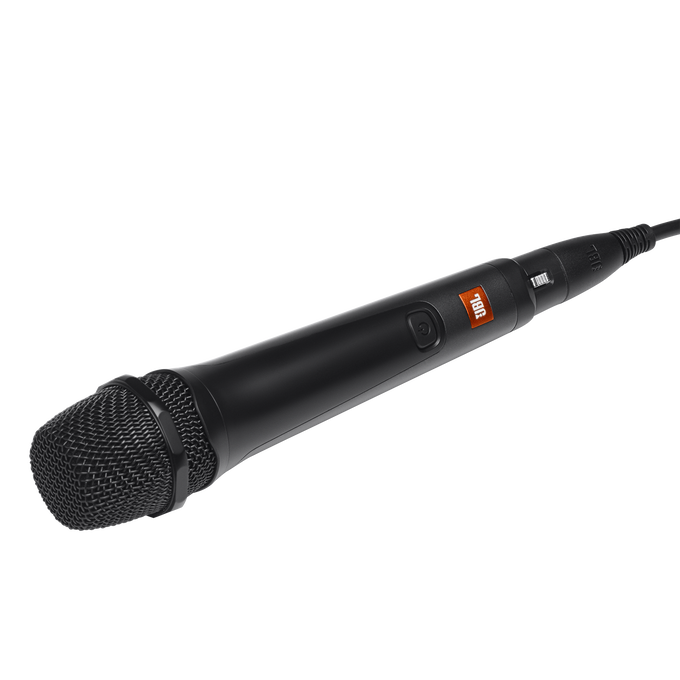 JBL PBM100 Wired Microphone - Black - Wired Dynamic Vocal Mic with Cable - Right image number null