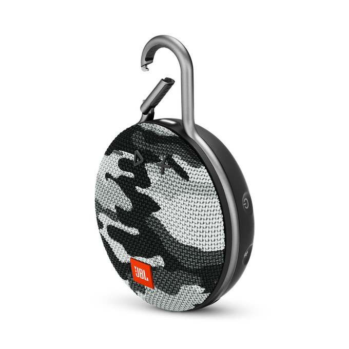 JBL Clip 3 Portable Waterproof Wireless Bluetooth Speaker wtih Microphone,  Black for sale online