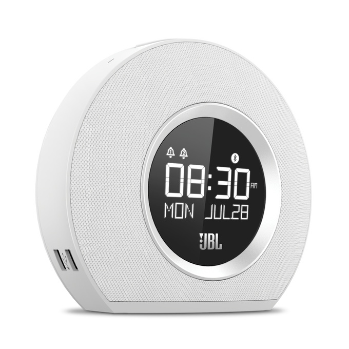 JBL Horizon - White - Bluetooth clock radio with USB charging and ambient light - Hero image number null