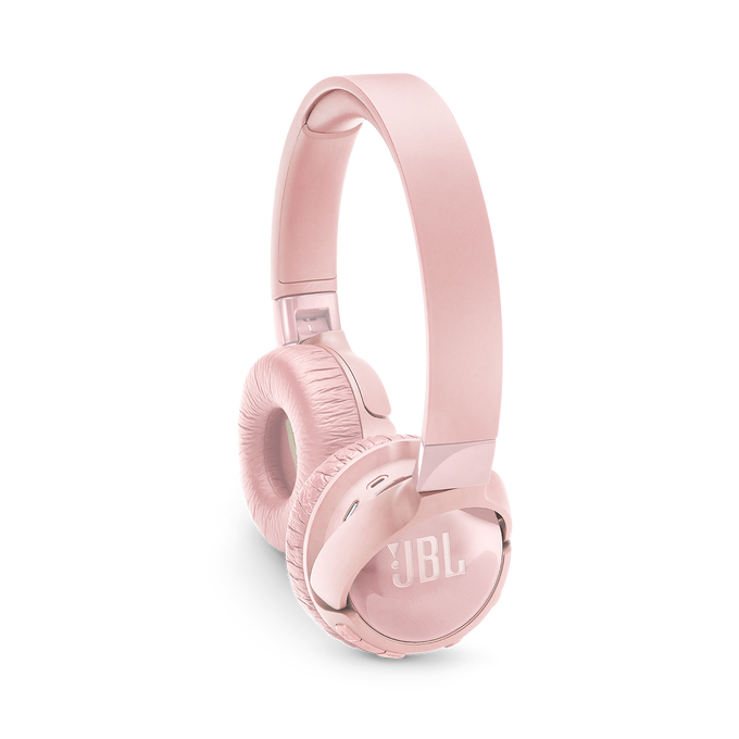 JBL Tune 600BTNC - Pink - Wireless, on-ear, active noise-cancelling headphones. - Detailshot 1 image number null