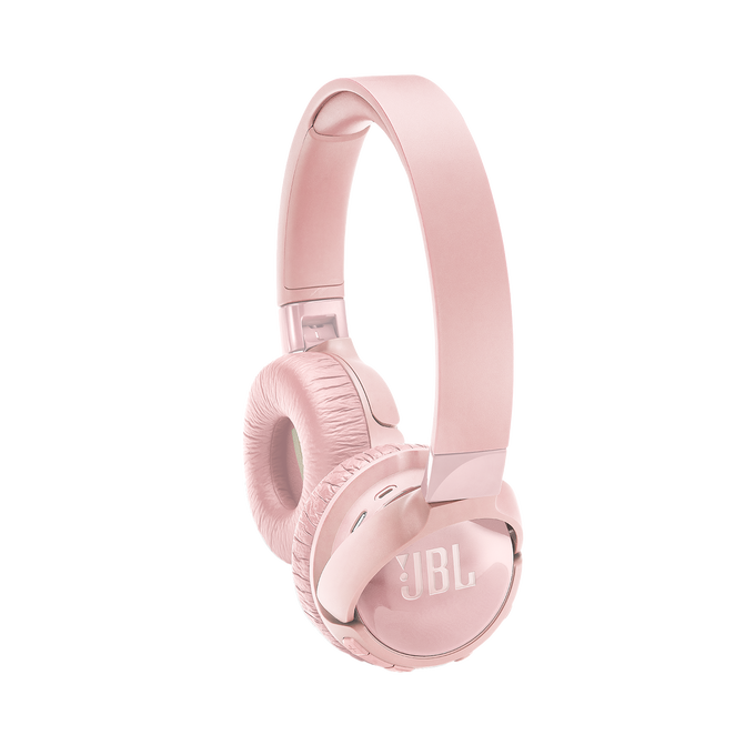 JBL Tune 600BTNC - Pink - Wireless, on-ear, active noise-cancelling headphones. - Detailshot 1 image number null
