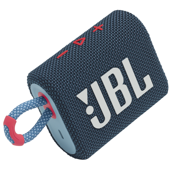 JBL Go 3 - Blue / Pink - Portable Waterproof Speaker - Detailshot 1 image number null