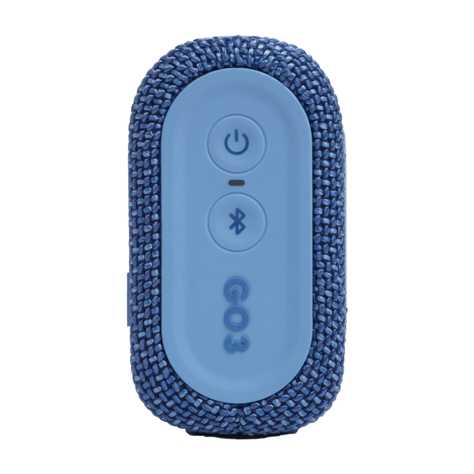 JBL Go 3 Eco - Blue - Ultra-portable Waterproof Speaker - Right image number null
