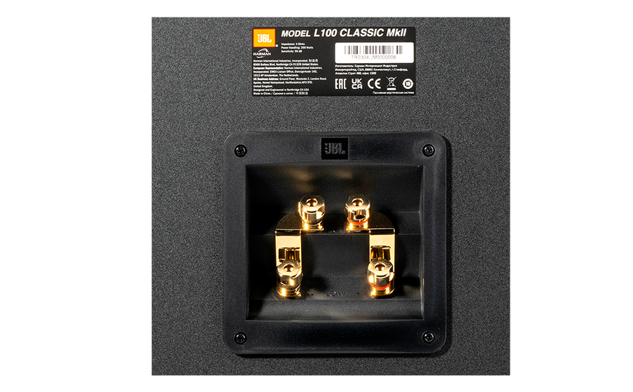 L100 Classic MkII Separated Bi-wire / Bi-amp crossover network and dual sets of gold-plated binding posts - Image