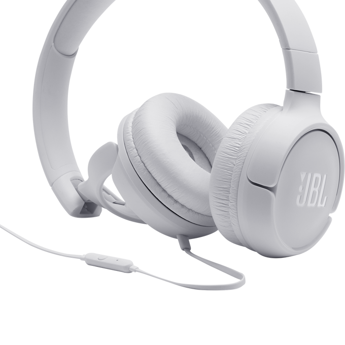 JBL Tune 500 - White - Wired on-ear headphones - Detailshot 3 image number 4