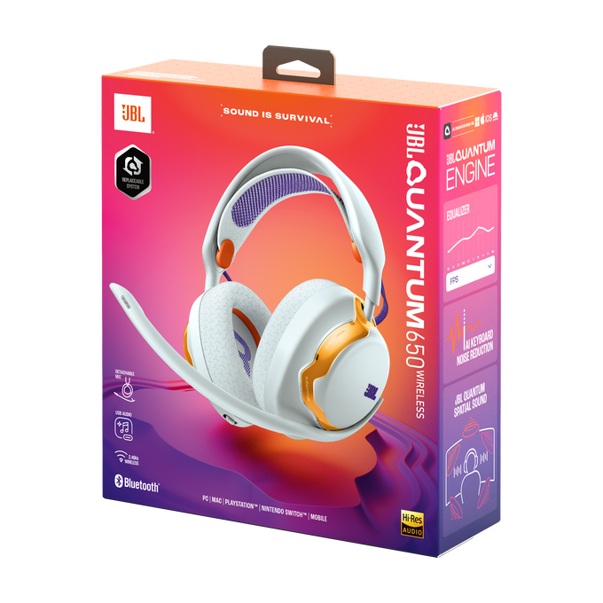 JBL Quantum 650 WIRELESS ゲーミング ヘッドセット JBL Quantum 650 | Wireless multiplatform gaming headset