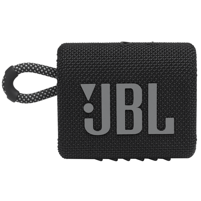 JBL Go 3 - Black - Portable Waterproof Speaker - Front image number null