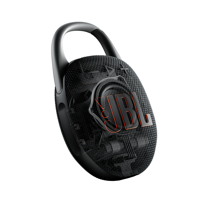 JBL Clip 5 Portable Waterproof BT Speaker - Black