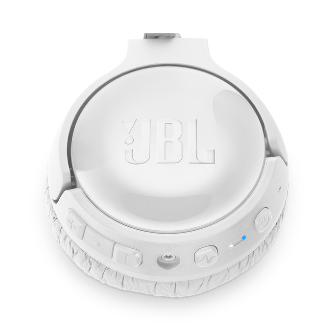 JBL Tune 600BTNC - White - Wireless, on-ear, active noise-cancelling headphones. - Detailshot 3 image number null