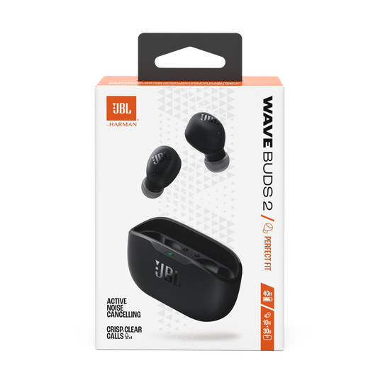 LS JBL Wave Buds%202 Box%20Image Front Black - JBL Wave Buds 2