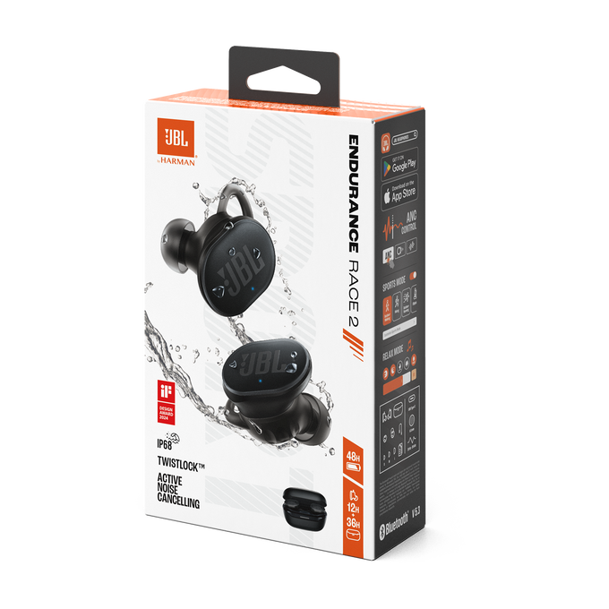 JBL ENDURANCE RACE2 ワイヤレスイヤホン JBL Endurance Race 2 | Waterproof sports true wireless earbuds