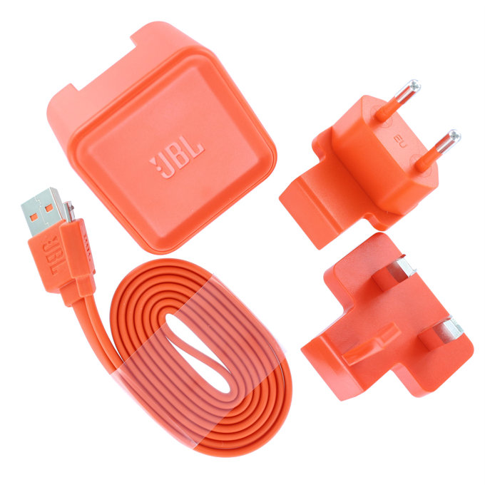 JBL USB and charging cable for Flip 2/3/4, Charge 2/3, Pulse 3 | adaptor and charging US, EU and UK
