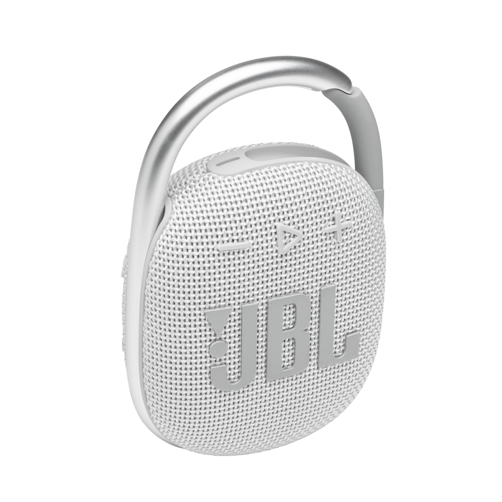 JBL Clip 4 White Bluetooth Speaker