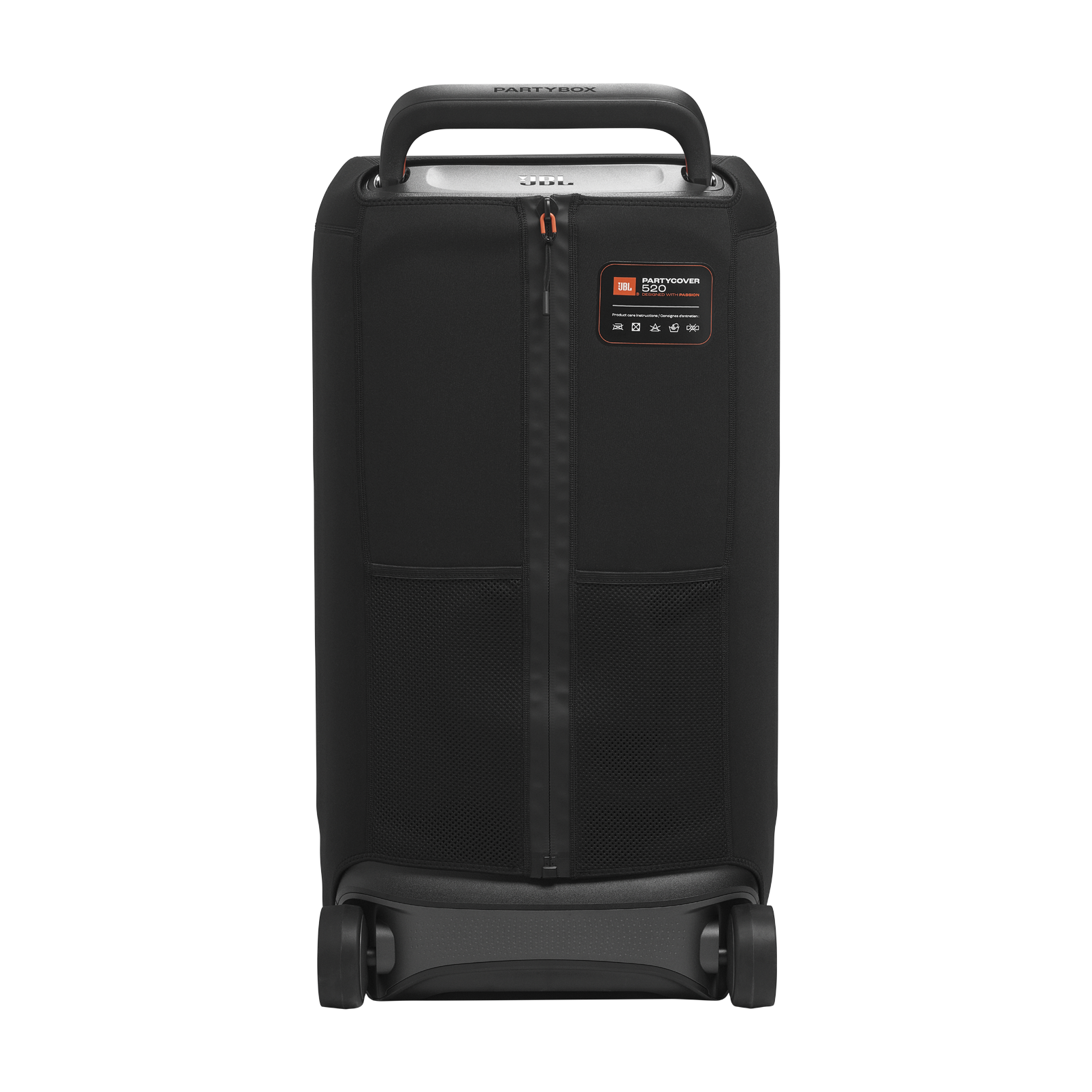Housse De Protection Pour JBL Partybox 520 - Étui De Voyage Portable, Anti-poussière, Avec Poches Pour Accessoires, Couleur Noire - 2