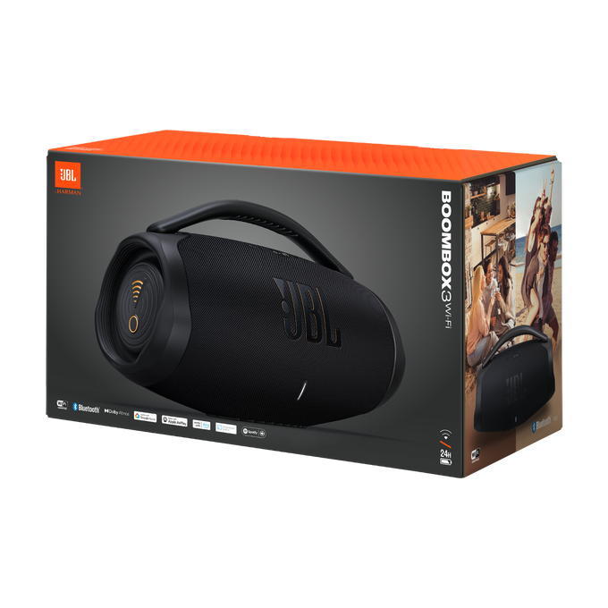 JBL Boombox 3 Wi-Fi | Powerful Wi-Fi and Bluetooth portable speaker