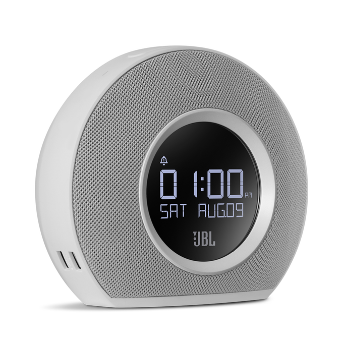 JBL Horizon - White - Bluetooth clock radio with USB charging and ambient light - Detailshot 1 image number null