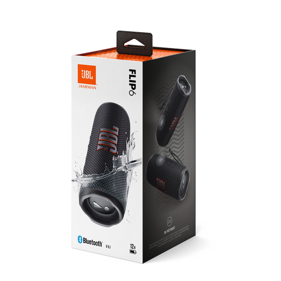 JBL Flip 5 Bluetooth-luidspreker, waterdicht, draagbaar, met harde behuizing, blauw