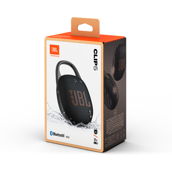 JBL CLIP5 Box Image Black CORE 1605x1605px - JBL Clip 5