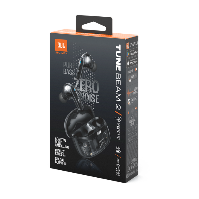 JBL Tune Beam Ghost Edition True Wireless Noise Cancelling Earbuds