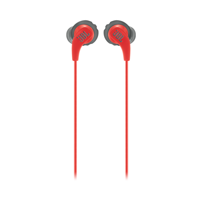 JBL Endurance RUN - Red - Sweatproof Wired Sport In-Ear Headphones - Front image number null
