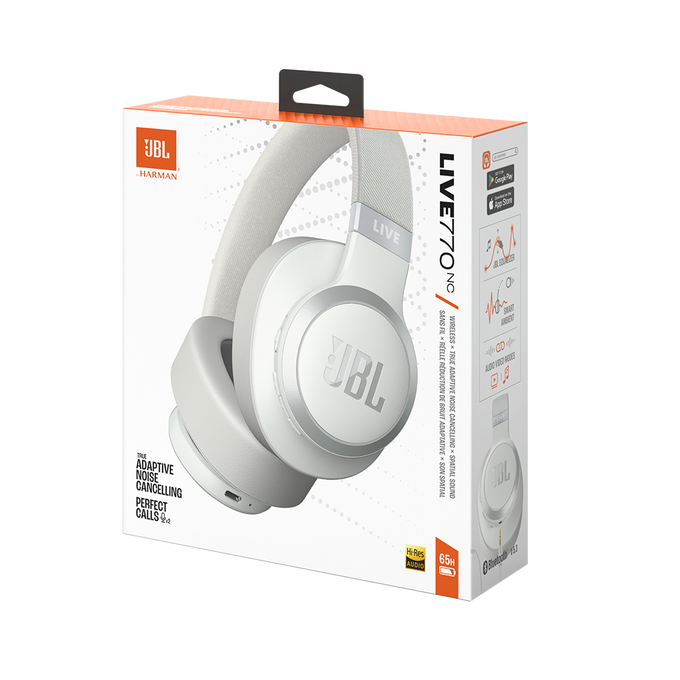 JBL Live 770NC Wireless Over Ear Headphones with True Adaptive