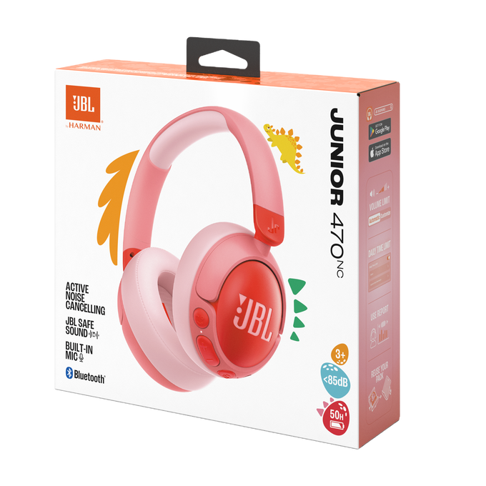 JBL Junior 470NC Wireless over-ear noise cancelling kids headphones