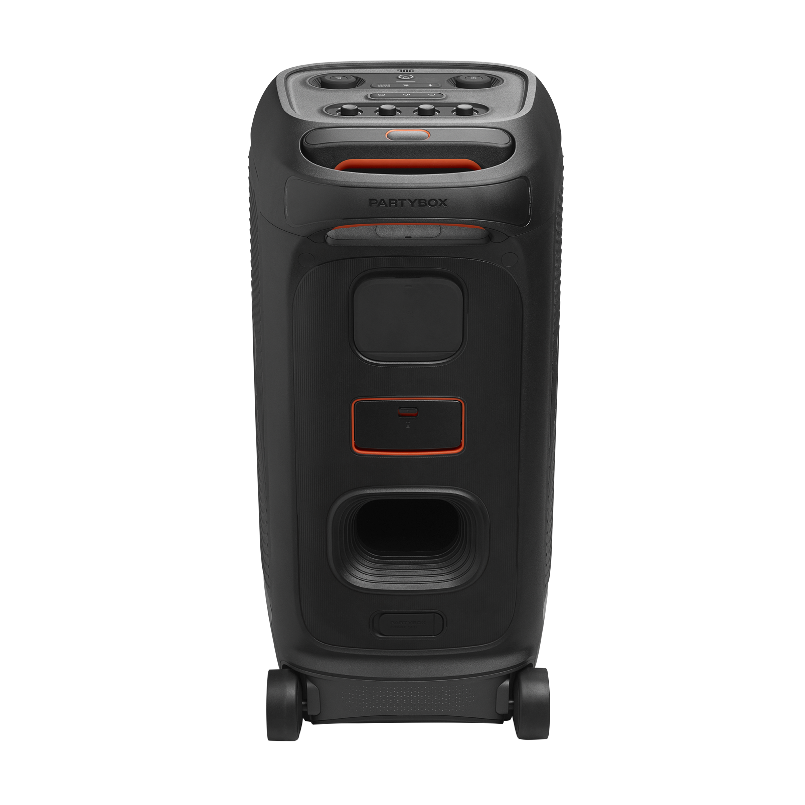 Jbl partybox stage 320 portable party speaker with wheels