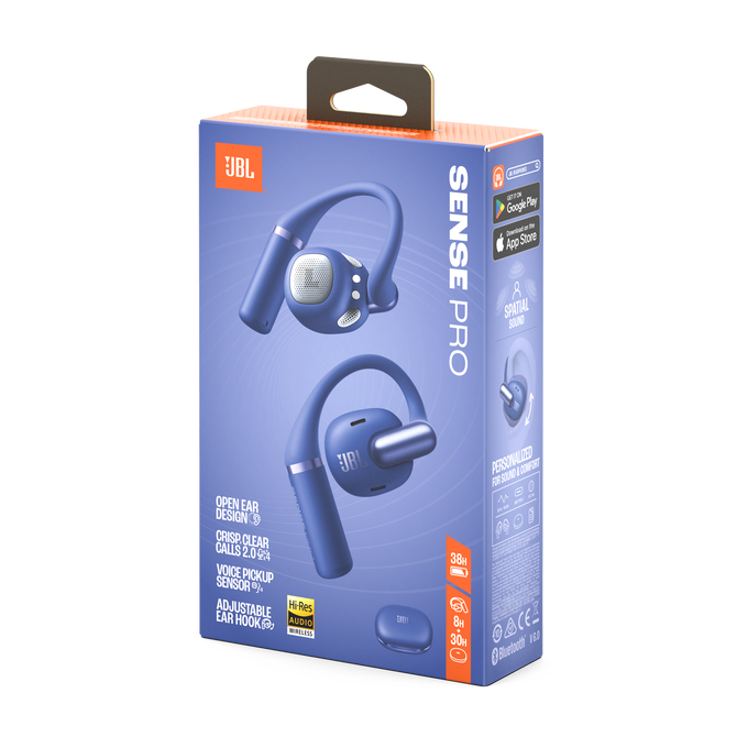 JBL SENSE PRO ワイヤレスヘッドホン ブルー JBL Sense Pro | True wireless open-ear headphones