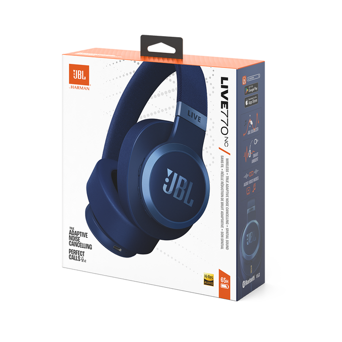 JBL LIVE 770 NC 希空 JBL Live 770NC | Wireless Over-Ear Headphones with True Adaptive