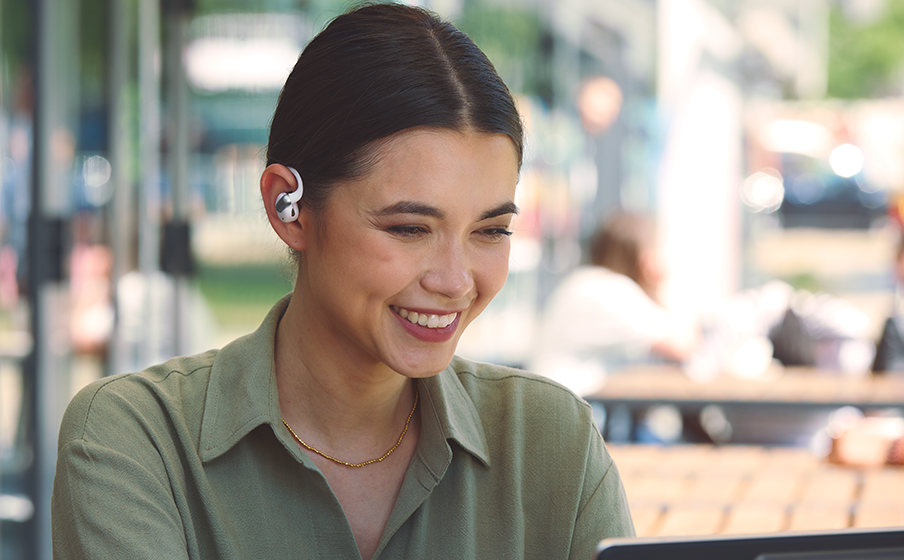 JBL Sense Pro 4-mic crisp, clear calls 2.0 with AI-trained Algorithm - Image אוזניות אלחוטיות TWS Sense Pro&nbsp;מבית JBL