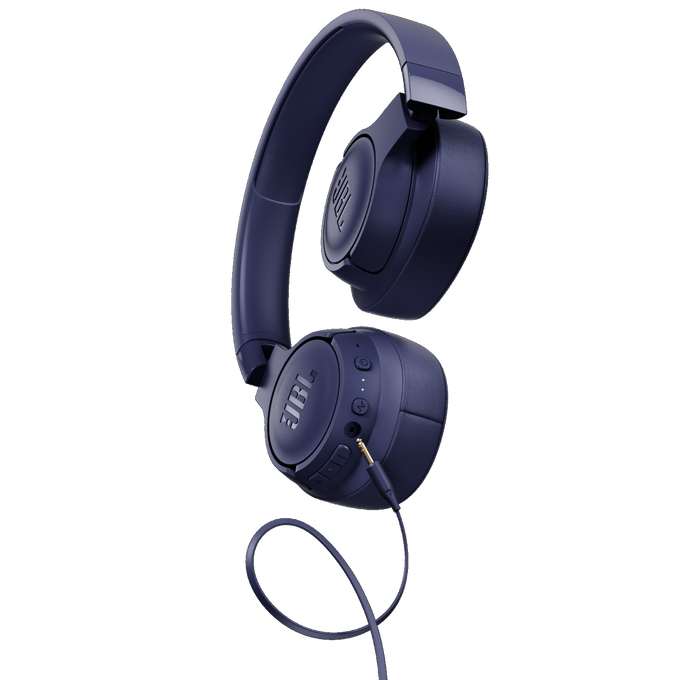 JBL Tune 750BTNC - Blue - Wireless Over-Ear ANC Headphones - Detailshot 7 image number null