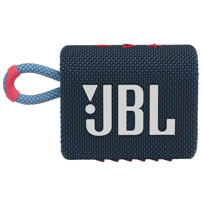 JBL Go 3 - Blue / Pink - Portable Waterproof Speaker - Front image number null