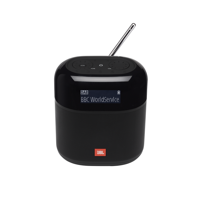 JBL Tuner XL - Black - Portable powerful DAB/DAB+/FM radio with Bluetooth - Front image number null