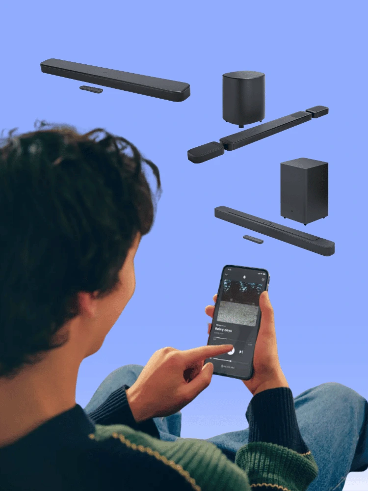 Buy JBL Soundbar | Home cinema set with subwoofer | JBL