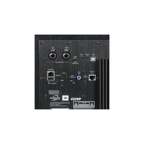 4329P Studio Monitor Powered Loudspeaker System Extensive Digital and Analog Connectivity - Image