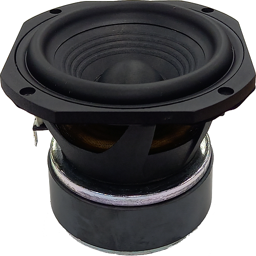 4305P Studio Monitor JW130P-4 / 5.25-inch (130mm) Pure-pulp Black Paper Cone Woofers with Cast-frames - Image
