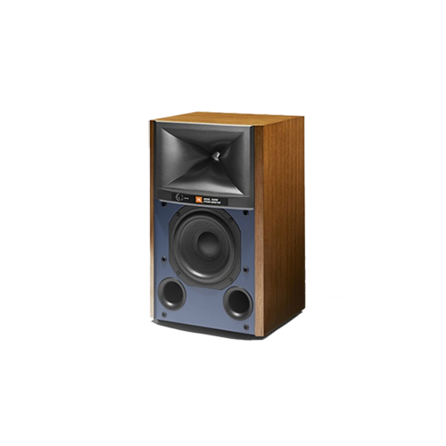 4329P Studio Monitor Powered Loudspeaker System Premium Wood Veneer Cabinet Finish - Image
