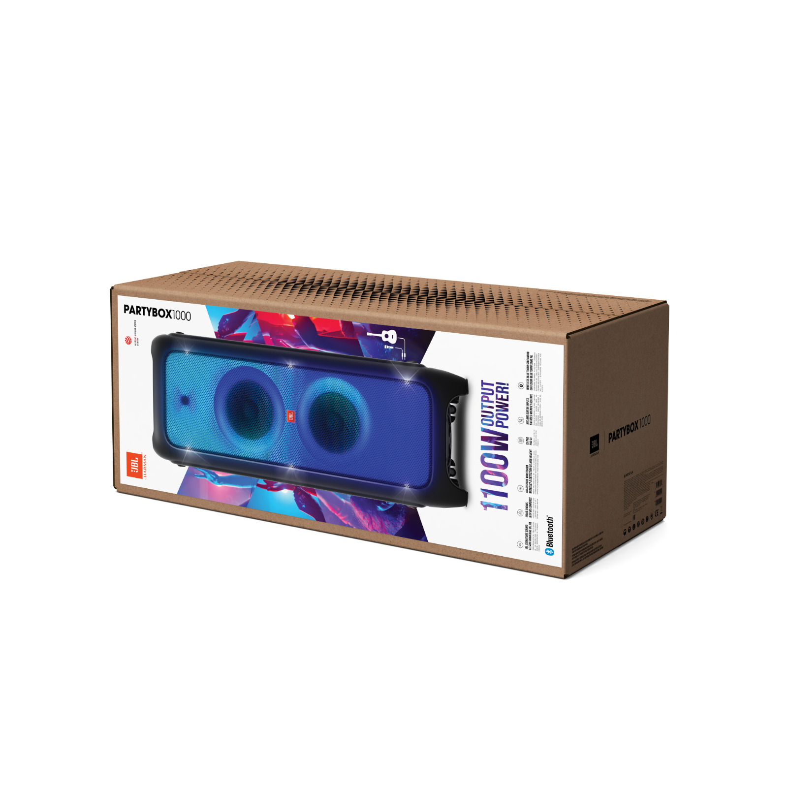 JBL PartyBox 1000 Powerful Bluetooth party speaker with full panel