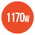 BAR 1300 1170W output power - Image