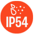 IP54 dust and water resistant icon
