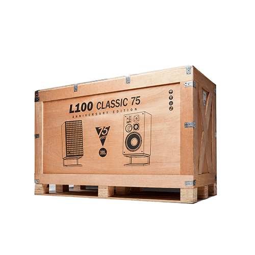 L100 Classic 75 The entire system ships inside a specially-crafted wooden crate. - Image