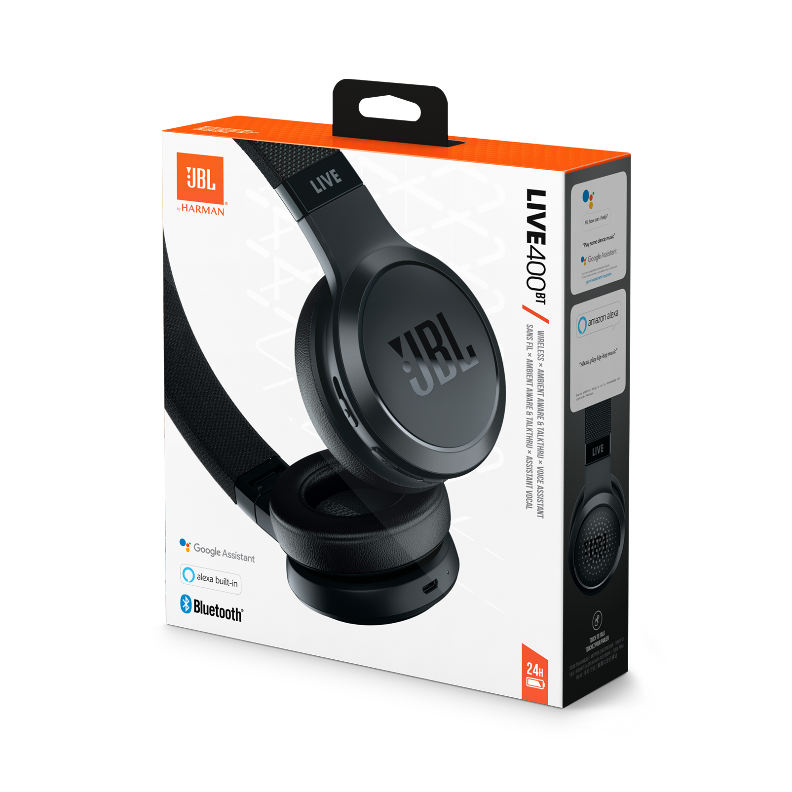 JBL LIVE 400BT Wireless OnEar Headphones